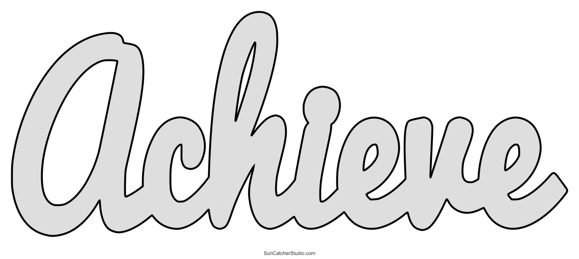 Word Art Patterns Templates Stencils FREE Printable Designs 