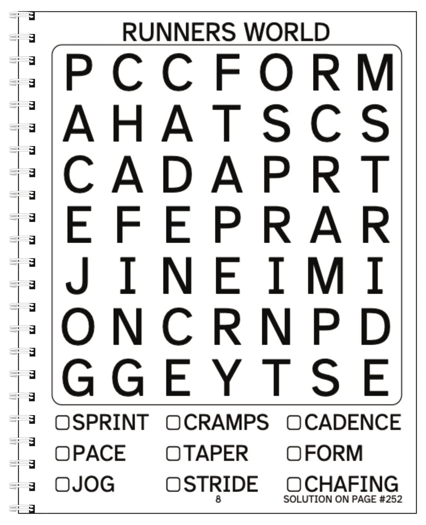 Word Search Puzzles For Seniors Extra Large Print Special Edition 250 Puzzles Spiral Bound