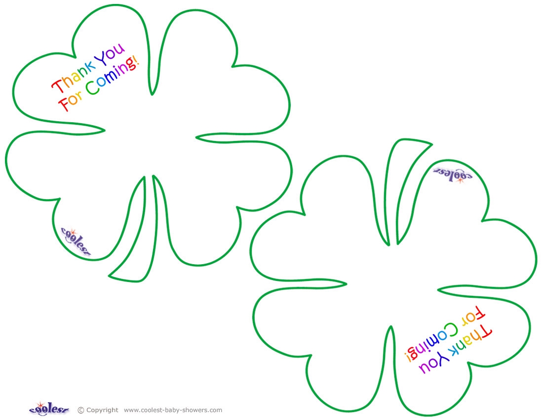 Free Printable Four Leaf Clover