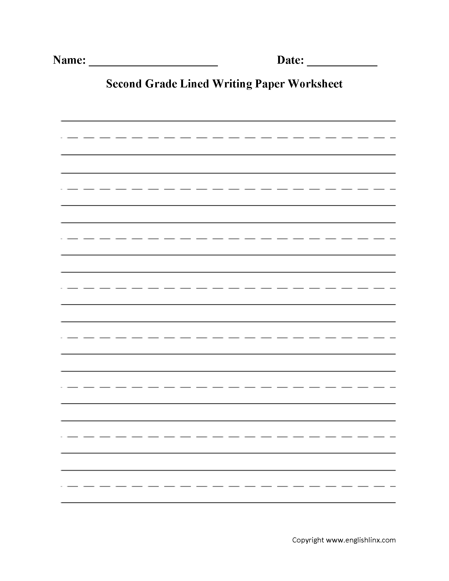 Writing Worksheets Lined Writing Paper Worksheets Worksheets Library
