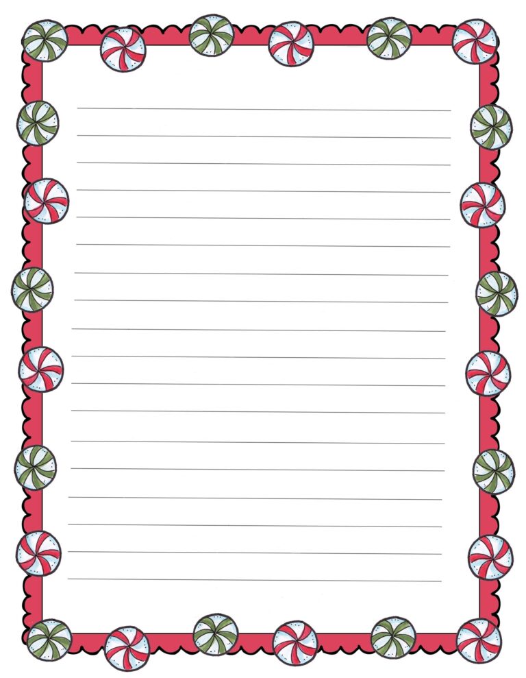 Xmas Stationery Printable Printable Party Favors